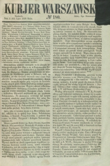 Kurjer Warszawski. 1856, № 180 (13 lipca)