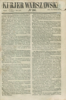 Kurjer Warszawski. 1856, № 206 (8 sierpnia)