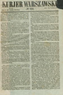 Kurjer Warszawski. 1856, № 223 (26 sierpnia)
