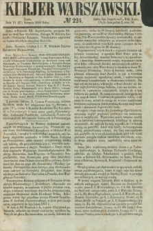 Kurjer Warszawski. 1856, № 224 (27 sierpnia)