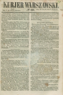 Kurjer Warszawski. 1856, № 226 (29 sierpnia)