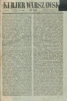 Kurjer Warszawski. 1856, № 235 (9 września)