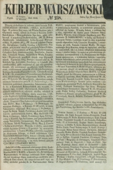 Kurjer Warszawski. 1856, № 238 (31 sierpnia)