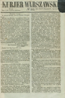 Kurjer Warszawski. 1856, № 242 (16 września)