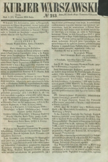 Kurjer Warszawski. 1856, № 243 (17 września)