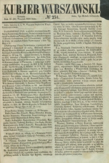 Kurjer Warszawski. 1856, № 254 (28 września)