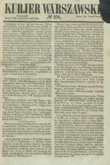 Kurjer Warszawski. 1856, № 276 (20 października)