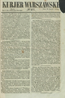 Kurjer Warszawski. 1856, № 277 (21 października)