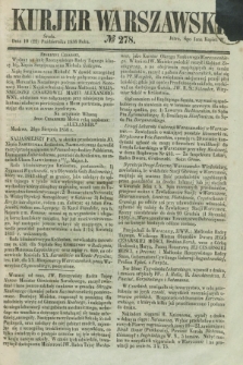 Kurjer Warszawski. 1856, № 278 (22 października)