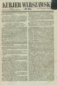 Kurjer Warszawski. 1856, № 280 (24 października)