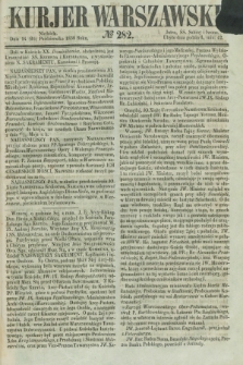 Kurjer Warszawski. 1856, № 282 (26 października)