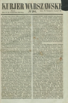 Kurjer Warszawski. 1856, № 284 (28 października)