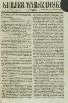 Kurjer Warszawski. 1856, № 305 (19 listopada)