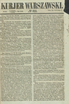 Kurjer Warszawski. 1856, № 322 (6 grudnia)