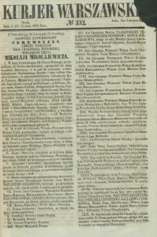 Kurjer Warszawski. 1856, № 332 (17 grudnia)