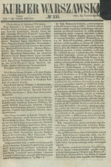 Kurjer Warszawski. 1856, № 335 (20 grudnia)