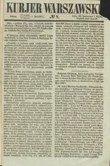 Kurjer Warszawski. 1857, № 8 (10 stycznia)