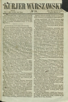 Kurjer Warszawski. 1857, № 18 (20 stycznia)