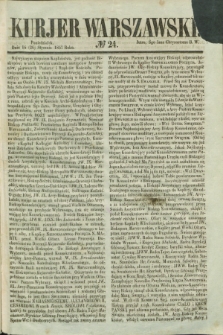 Kurjer Warszawski. 1857, № 24 (26 stycznia)