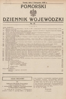 Pomorski Dziennik Wojewódzki. 1929, nr 31