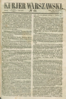 Kurjer Warszawski. 1857, № 63 (7 marca)