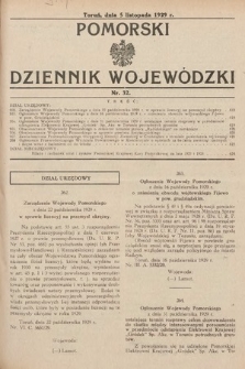 Pomorski Dziennik Wojewódzki. 1929, nr 32