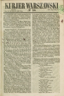 Kurjer Warszawski. 1857, № 108 (26 kwietnia)