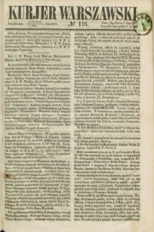 Kurjer Warszawski. 1857, № 116 (4 maja)
