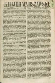 Kurjer Warszawski. 1857, № 165 (28 czerwca)