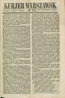 Kurjer Warszawski. 1857, № 172 (6 lipca)
