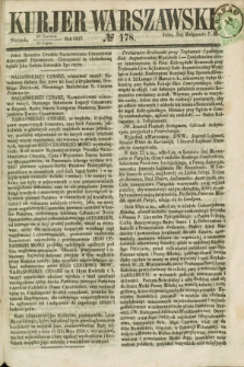 Kurjer Warszawski. 1857, № 178 (12 lipca)