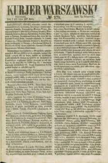 Kurjer Warszawski. 1857, № 179 (13 lipca)