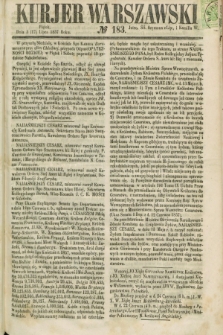 Kurjer Warszawski. 1857, № 183 (17 lipca)