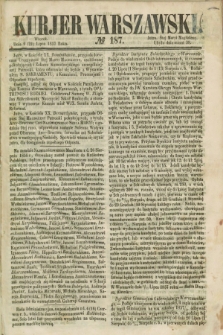 Kurjer Warszawski. 1857, № 187 (21 lipca)