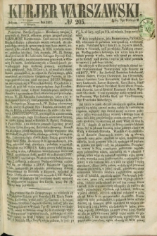 Kurjer Warszawski. 1857, № 205 (8 sierpnia)