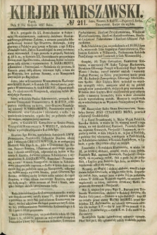 Kurjer Warszawski. 1857, № 211 (14 sierpnia)
