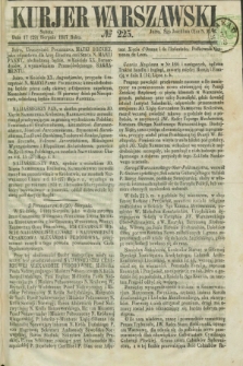 Kurjer Warszawski. 1857, № 225 (29 sierpnia)