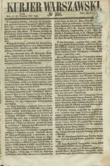 Kurjer Warszawski. 1857, № 256 (30 września)
