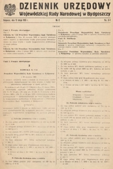 Dziennik Urzędowy Wojewódzkiej Rady Narodowej w Bydgoszczy. 1955, nr 2