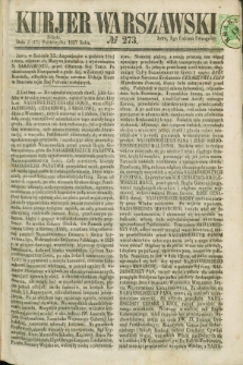 Kurjer Warszawski. 1857, № 273 (17 października)