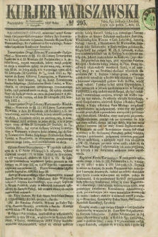 Kurjer Warszawski. 1857, № 295 (9 listopada)