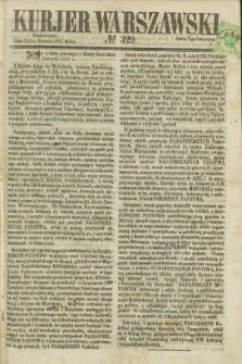 Kurjer Warszawski. 1857, № 329 (14 grudnia)