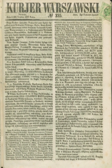 Kurjer Warszawski. 1857, № 335 (20 grudnia)