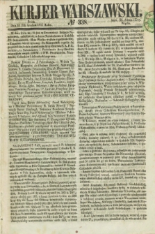 Kurjer Warszawski. 1857, № 338 (23 grudnia)