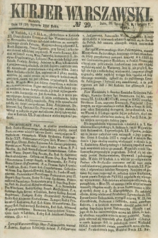 Kurjer Warszawski. 1858, № 29 (31 stycznia)