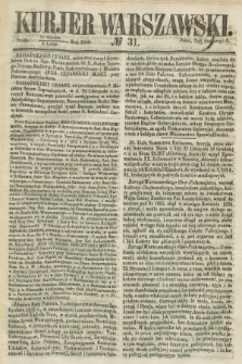 Kurjer Warszawski. 1858, № 31 (3 lutego)