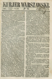 Kurjer Warszawski. 1858, № 33 (5 lutego)