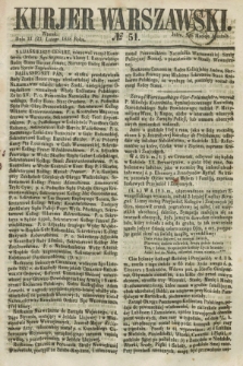 Kurjer Warszawski. 1858, № 51 (23 lutego)