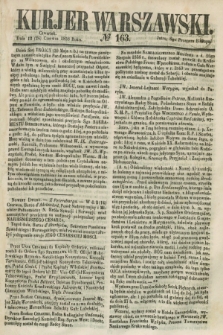 Kurjer Warszawski. 1858, № 163 (24 czerwca)