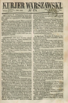 Kurjer Warszawski. 1858, № 178 (10 lipca)